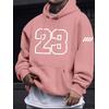 3 İplik 23 Baskılı Unisex Hoodie 