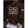 3 İplik 23 Baskılı Unisex Hoodie 