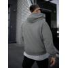 3 İplik Antrasit Belıever Baskılı Unisex Hoodie