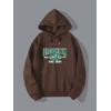 3 İplik Brooklyn Baskılı Unisex Hoodie 