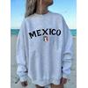 3 İplik Gri Meıco Baskılı Unisex Sweatshirt