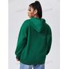 3 İplik Yeşil Calıfornia Unisex Hoodie