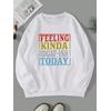 FEELİNG KİNDA BEYAZ 3 İPLİK SWEAT