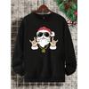 HO NOEL BABA 3 İPLİK SİYAH SWEAT