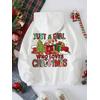 JUST A GIRL 3 İPLİK BEYAZ KAPŞONLU SWEAT