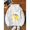 NEW YORK BEYAZ 3 İPLİK KAPŞONLU SWEAT