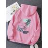 PACİFİC PEMBE 3 İPLİK KAPŞONLU SWEAT