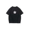 Star Baskılı Siyah T-Shirt