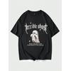 Terrible Ghost Baskılı T-Shirt 