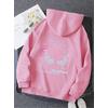 THE FUTURE PEMBE 3 İPLİK KAPŞONLU SWEAT