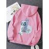 VANLİFE PEMBE 3 İPLİK KAPŞONLU SWEAT