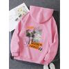 YEAH PEMBE 3 İPLİK KAPŞONLU SWEAT